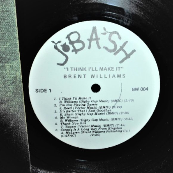 Brent Williams I Think I Will MAKE IT  Record Lp Vinyl Record Album Dis - Picture 2 of 12